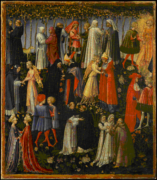 Giovanni di Paolo, Le paradis (ca. 1445)